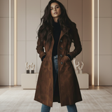 CAPPOTTO LUNGO IN SUEDE | TOP BESTSELLER