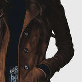 CAPPOTTO LUNGO IN SUEDE | TOP BESTSELLER