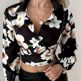 Alice | Elegante camicia floreale a maniche lunghe autunnale