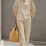 Mariel™ | Completo Leggero in Cotone e Lino