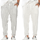 Travis | Pantaloni a righe da uomo autunnali e leggeri