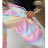 Thanea | Blazer tie-dye a maniche lunghe autunnale da donna