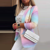 Thanea | Blazer tie-dye a maniche lunghe autunnale da donna