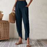 Essari - Pantaloni con Orlo Sfilato